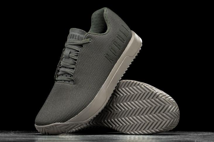 6DJZ101 Men Forest Dark Fallen Rock Trainer+ Nobull