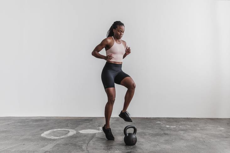 6DJZ1063 Women Halter Crop Tank Nobull