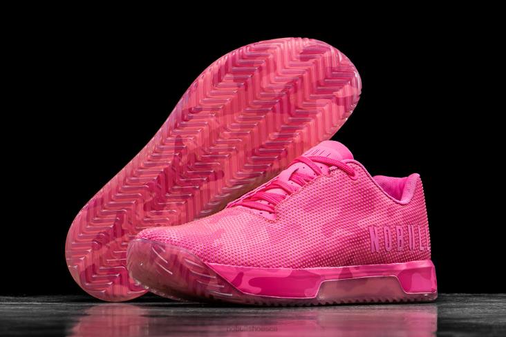 6DJZ112 Men Neon Pink Camo Trainer+ Nobull