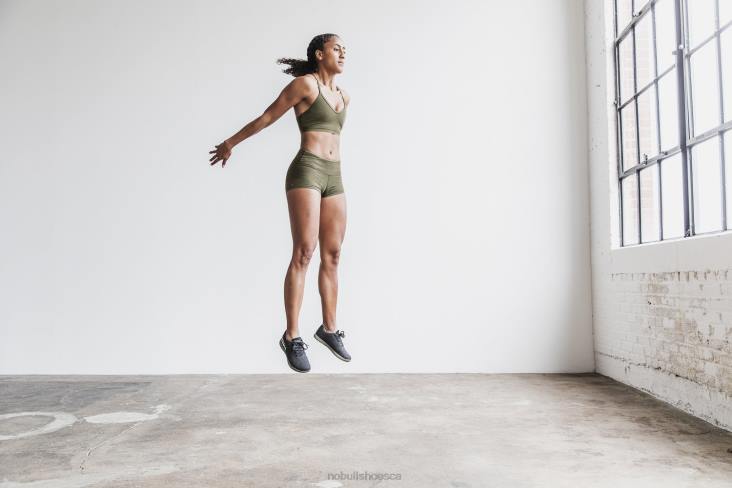 6DJZ1124 Women V-Neck Sports Bra Nobull