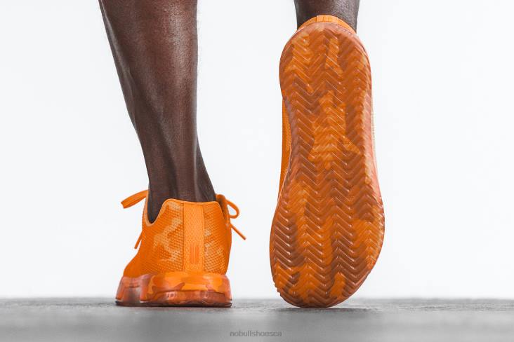 6DJZ115 Men Neon Orange Camo Trainer+ Nobull