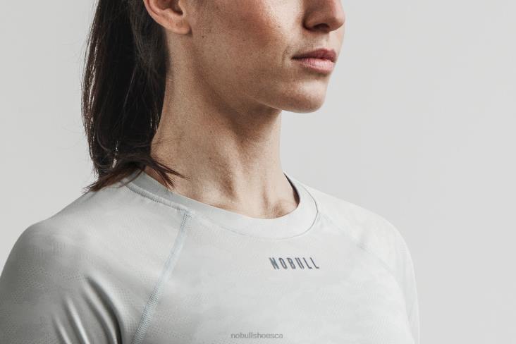 6DJZ1151 Women Lightweight Textured Long Sleeve Tee Nobull