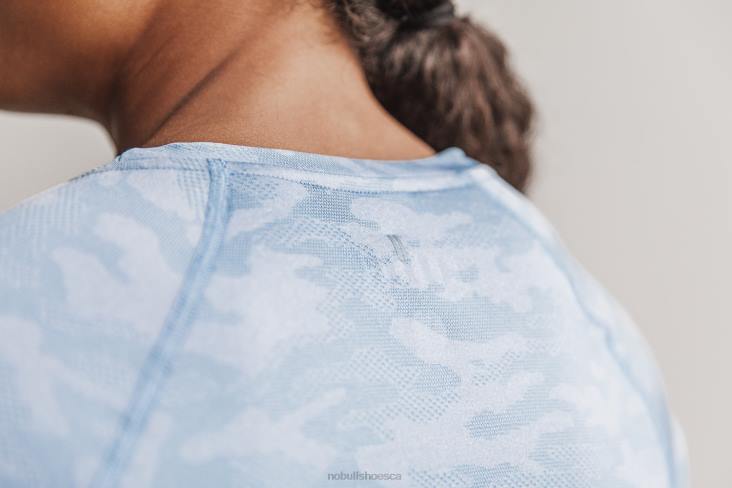 6DJZ1152 Women Lightweight Textured Long Sleeve Tee Nobull