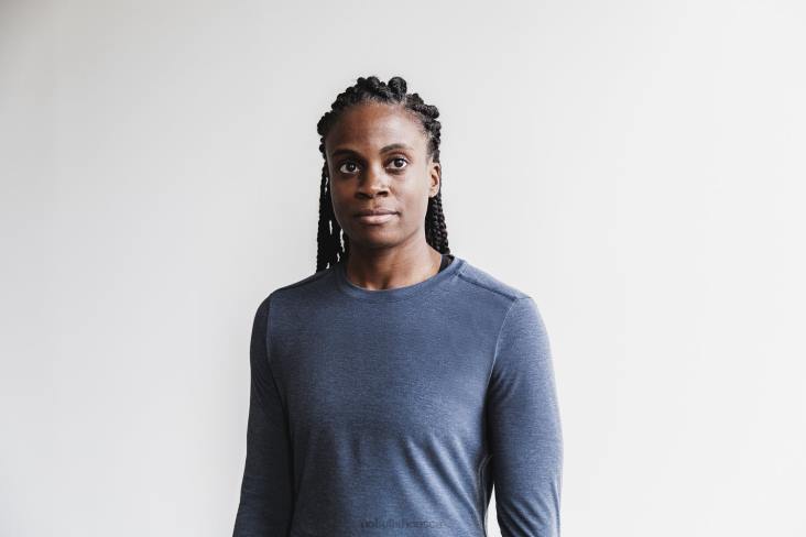 6DJZ1163 Women Long Sleeve Tee Nobull