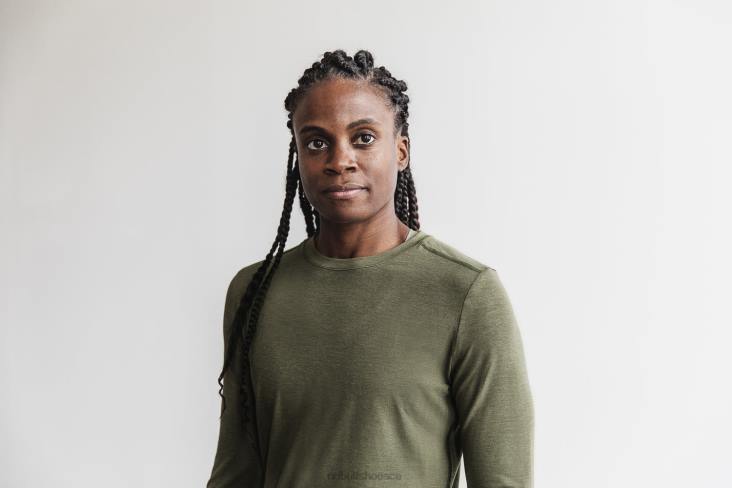 6DJZ1164 Women Long Sleeve Tee Nobull