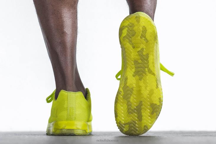 6DJZ117 Men Neon Lime Camo Trainer+ Nobull