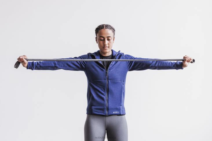 6DJZ1177 Women Performance Zip-Up Hoodie Nobull