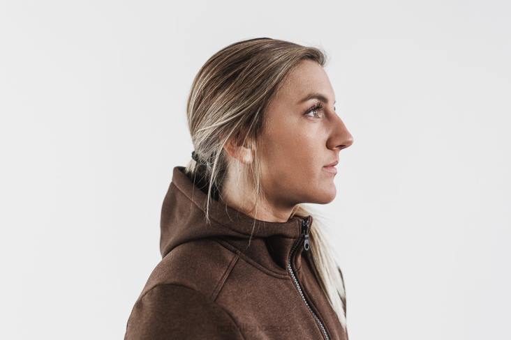 6DJZ1178 Women Performance Zip-Up Hoodie Nobull