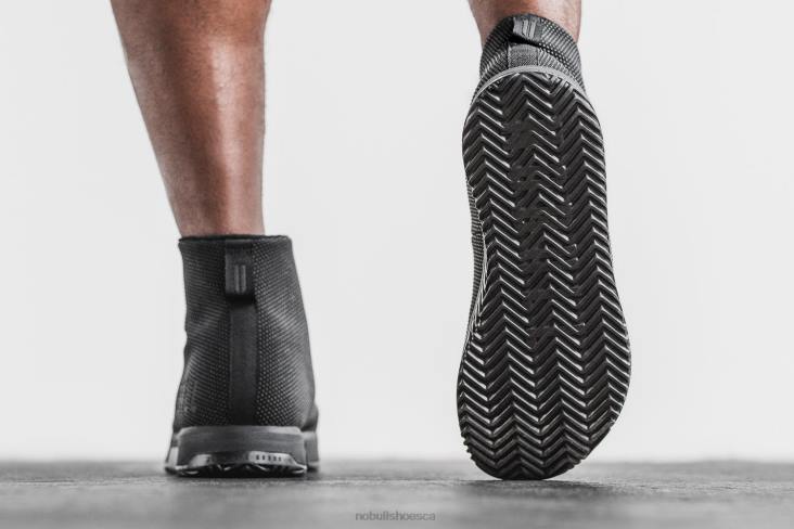 6DJZ121 Men High-Top Black Trainer+ Nobull