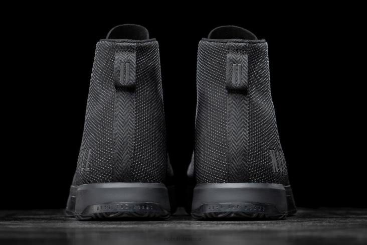 6DJZ121 Men High-Top Black Trainer+ Nobull