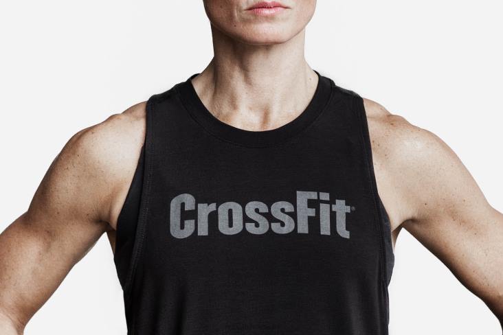 6DJZ1219 Women Crossfit Open 2023 High-Neck Tank Nobull