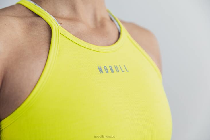6DJZ1226 Women Halter Crop Tank Nobull