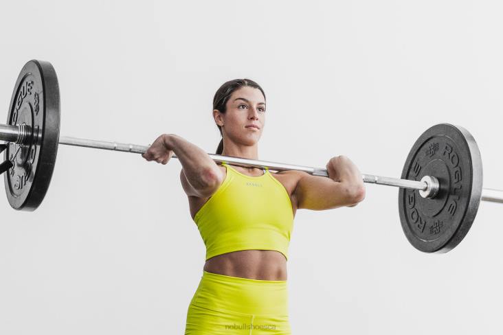 6DJZ1226 Women Halter Crop Tank Nobull