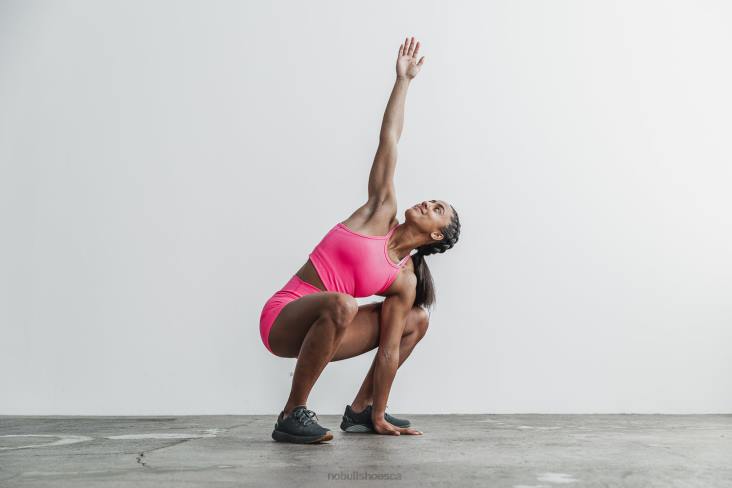 6DJZ1228 Women Halter Crop Tank Nobull