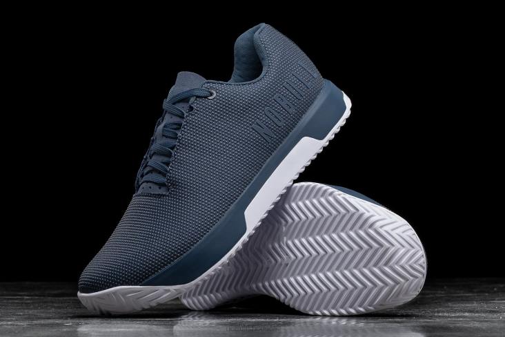 6DJZ123 Men Navy White Trainer+ Nobull