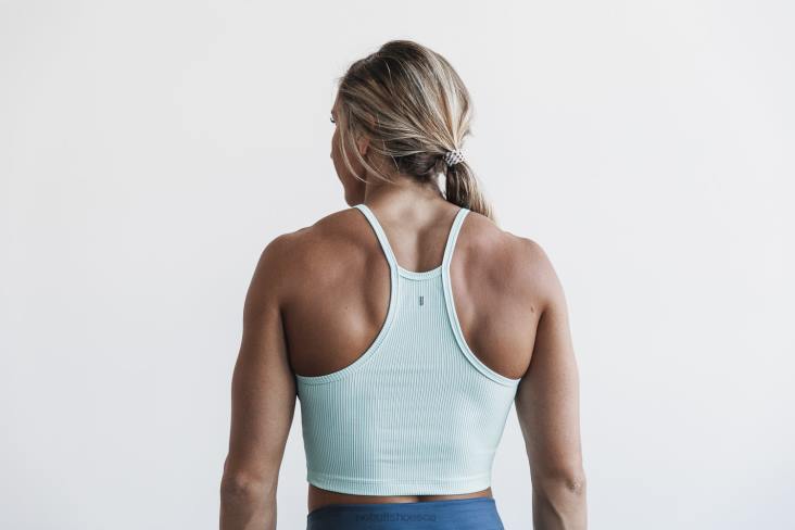 6DJZ1240 Women Halter Crop Tank Nobull