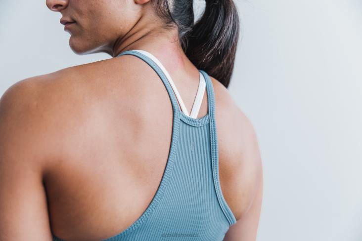 6DJZ1243 Women Halter Crop Tank Nobull