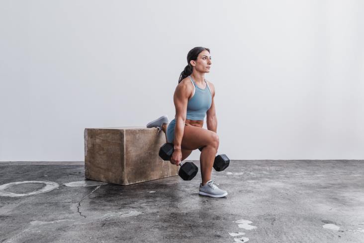 6DJZ1243 Women Halter Crop Tank Nobull