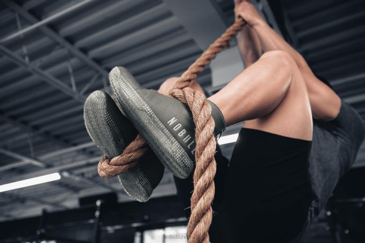 6DJZ125 Men High-Top Dark Grey Surface Trainer+ Nobull