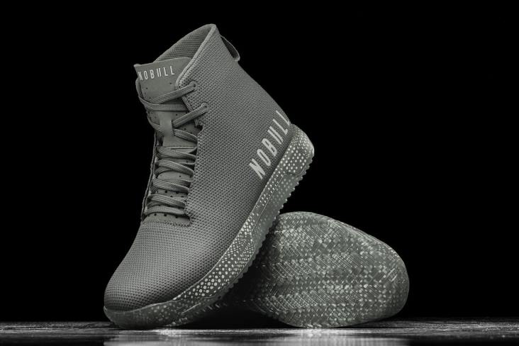 6DJZ125 Men High-Top Dark Grey Surface Trainer+ Nobull