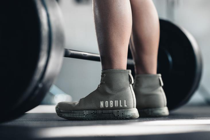 6DJZ125 Men High-Top Dark Grey Surface Trainer+ Nobull