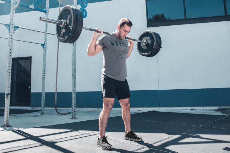 6DJZ127 Men Black Wild Granite Trainer+ Nobull