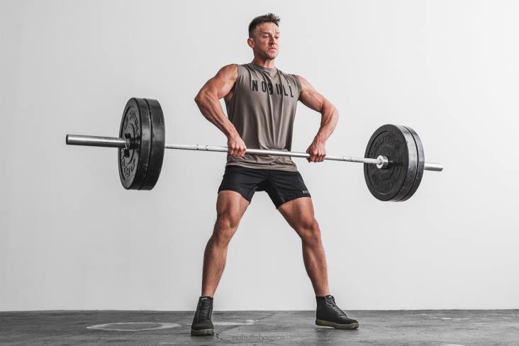 6DJZ132 Men High-Top Black Ivy Trainer+ Nobull