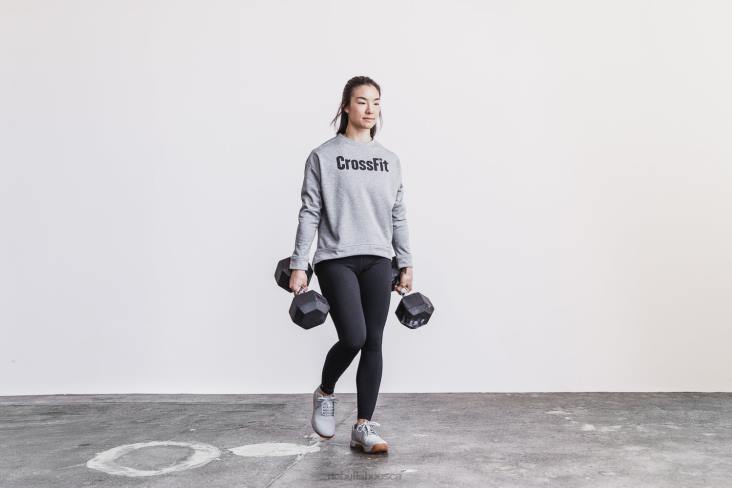 6DJZ1323 Women Crossfit Crew Sweatshirt Nobull