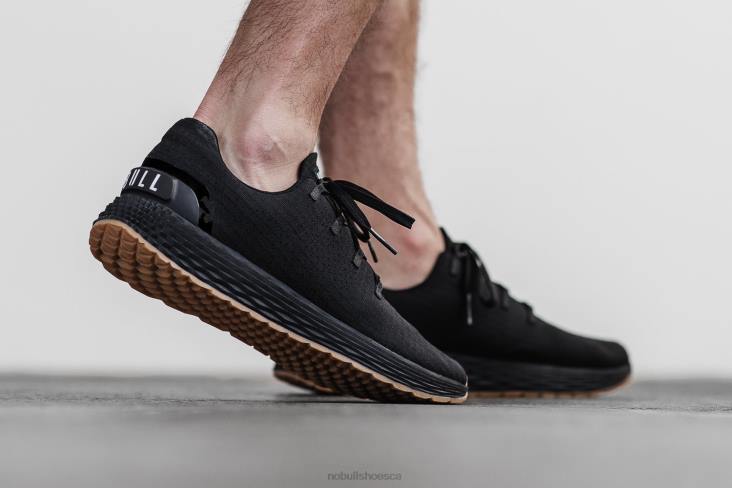 6DJZ133 Men Black Gum Ripstop Runner Nobull