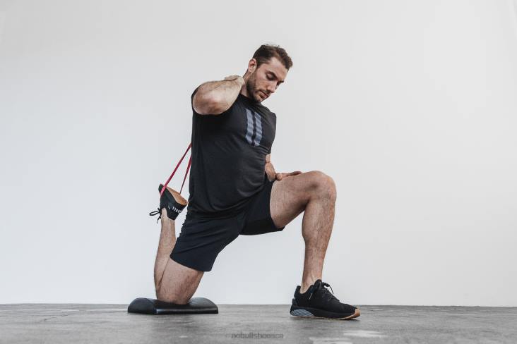 6DJZ133 Men Black Gum Ripstop Runner Nobull