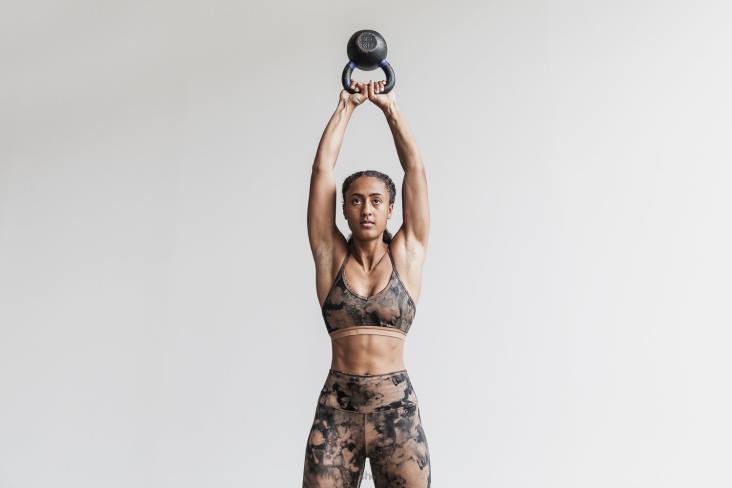 6DJZ1351 Women V-Neck Sports Bra Nobull