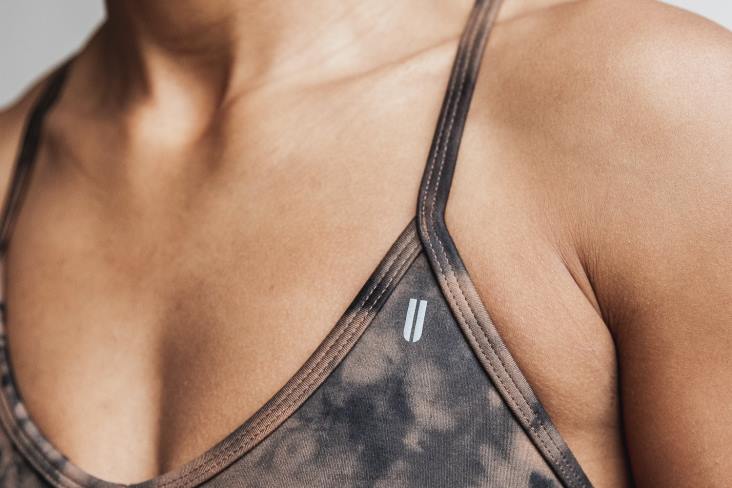 6DJZ1351 Women V-Neck Sports Bra Nobull