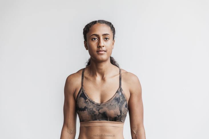 6DJZ1351 Women V-Neck Sports Bra Nobull