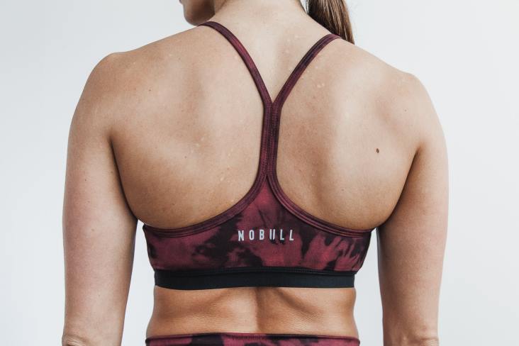 6DJZ1352 Women V-Neck Sports Bra Nobull