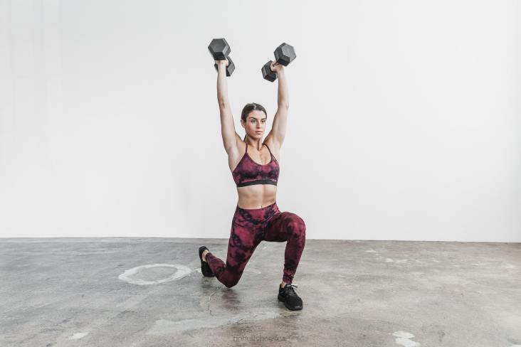 6DJZ1352 Women V-Neck Sports Bra Nobull