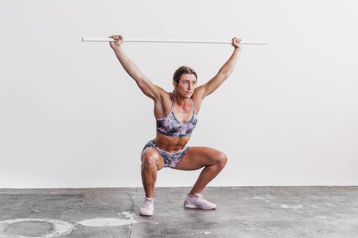 6DJZ1354 Women V-Neck Sports Bra Nobull