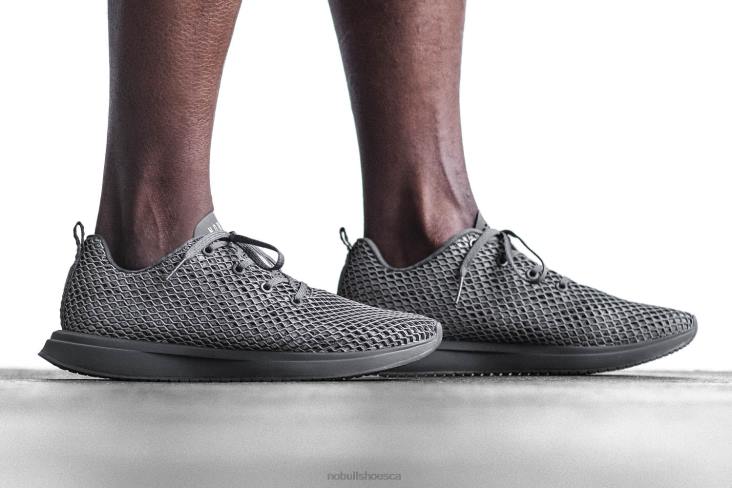 6DJZ142 Men Dark Grey Reflective Mesh Runner Nobull