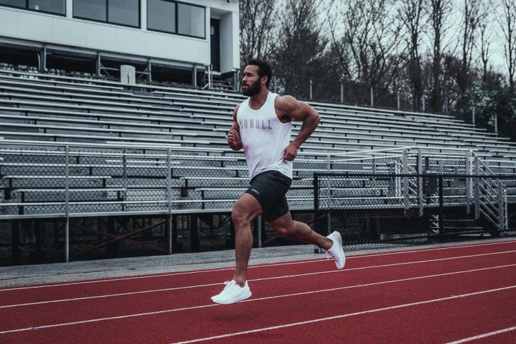 6DJZ145 Men White Ripstop Runner Nobull