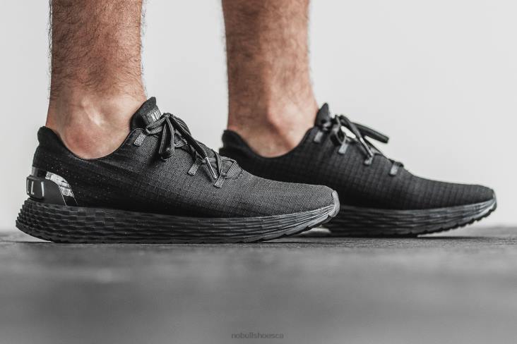 6DJZ147 Men Black Ripstop Runner Nobull