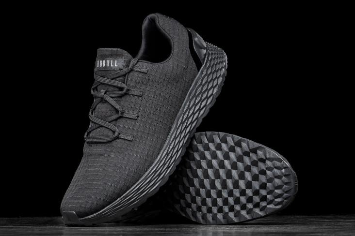 6DJZ147 Men Black Ripstop Runner Nobull