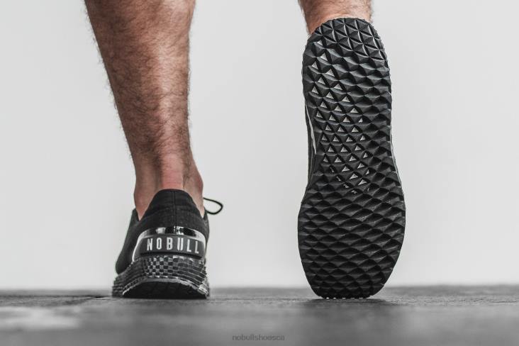 6DJZ147 Men Black Ripstop Runner Nobull