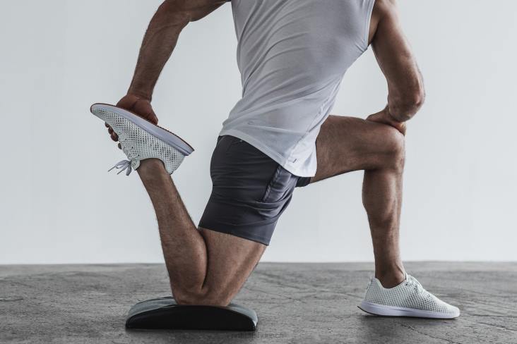 6DJZ154 Men White Mesh Runner Nobull