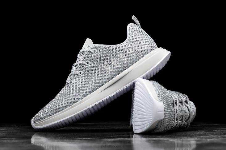 6DJZ158 Men Arctic Grey Mesh Runner Nobull