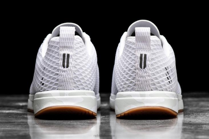 6DJZ162 Men White Camo Mesh Runner Nobull