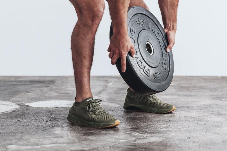 6DJZ164 Men Army Knit Runner Nobull