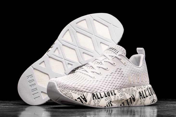 6DJZ168 Men All Love White Runner+ Nobull