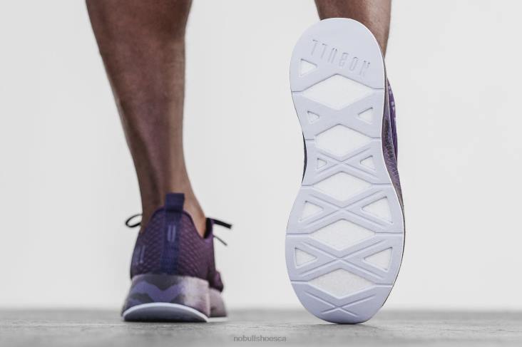 6DJZ181 Men Dark Purple Camo Runner+ Nobull