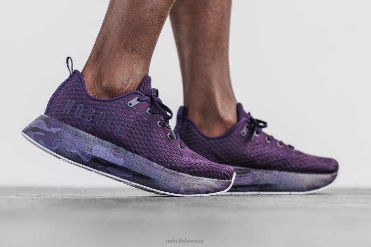 6DJZ181 Men Dark Purple Camo Runner+ Nobull