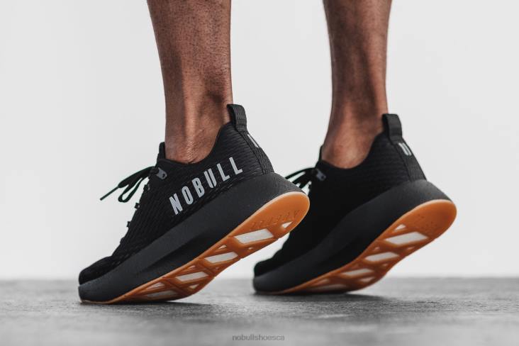 6DJZ190 Men Black Gum Runner+ Nobull