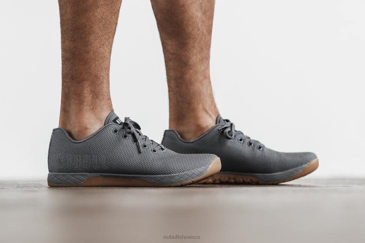 6DJZ2 Men Dark Grey Gum Trainer Nobull